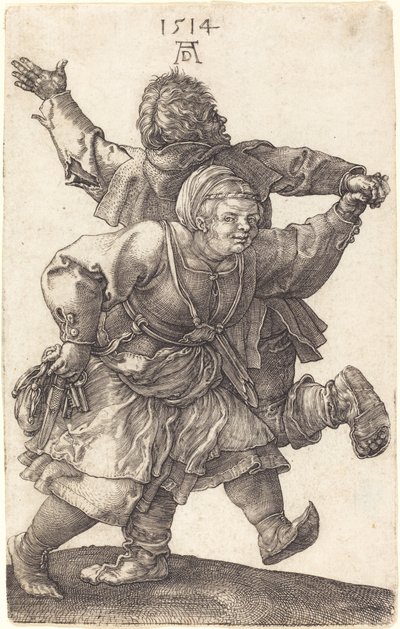 Peasant Couple Dancing by Albrecht Dürer