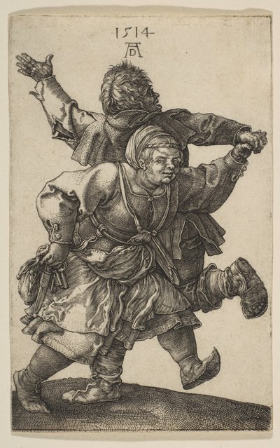 Peasant Couple Dancing, 1514 by Albrecht Dürer