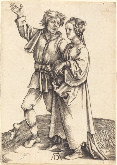 Peasant and His Wife by Albrecht Dürer
