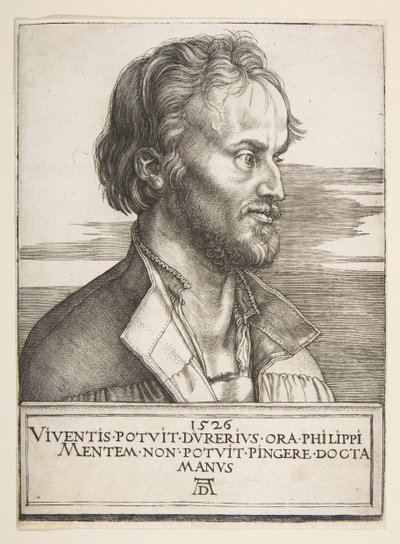 Philip Melanchthon, 1526 by Albrecht Dürer