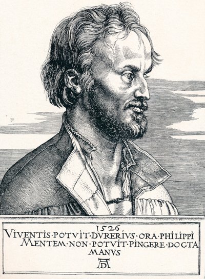 Philipp Melanchthon, 1526 by Albrecht Dürer