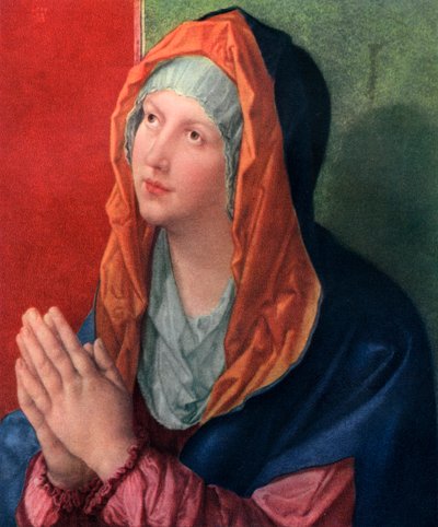 Praying Mary by Albrecht Dürer