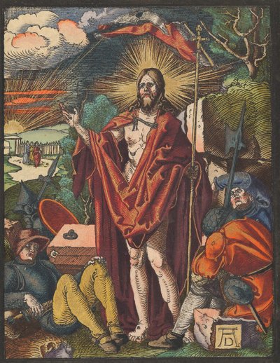 Resurrection, from the Small Woodcut Passion by Albrecht Dürer