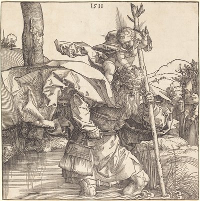 Saint Christopher by Albrecht Dürer