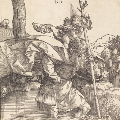 Saint Christopher by Albrecht Dürer