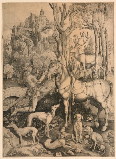 Saint Eustace by Albrecht Dürer