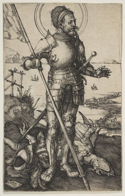 Saint George Standing by Albrecht Dürer
