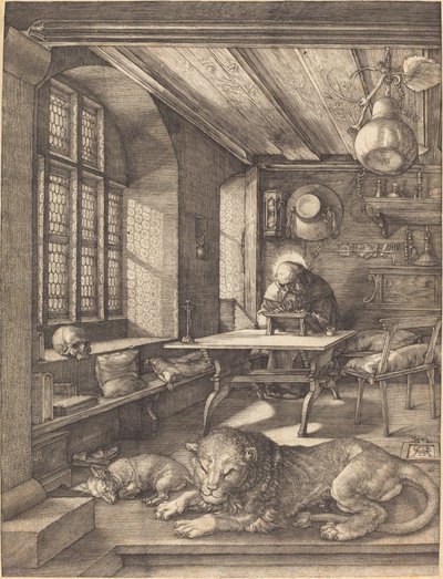 Saint Jerome in His Study by Albrecht Dürer