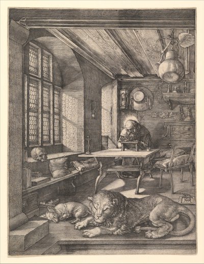 Saint Jerome in His Study by Albrecht Dürer