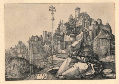 St. Anthony Reading by Albrecht Dürer
