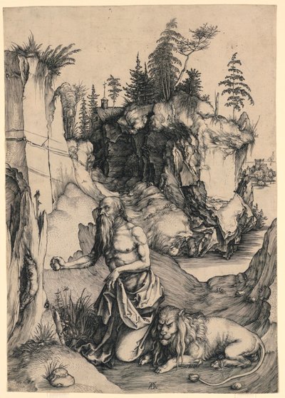 St. Jerome in Penitence by Albrecht Dürer