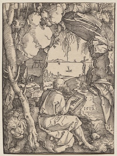 St. Jerome in a Cave by Albrecht Dürer