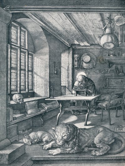 St Jerome in his Study by Albrecht Dürer
