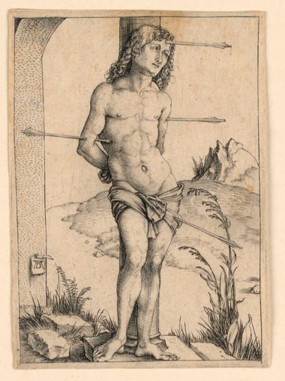 St. Sebastian at the Column by Albrecht Dürer