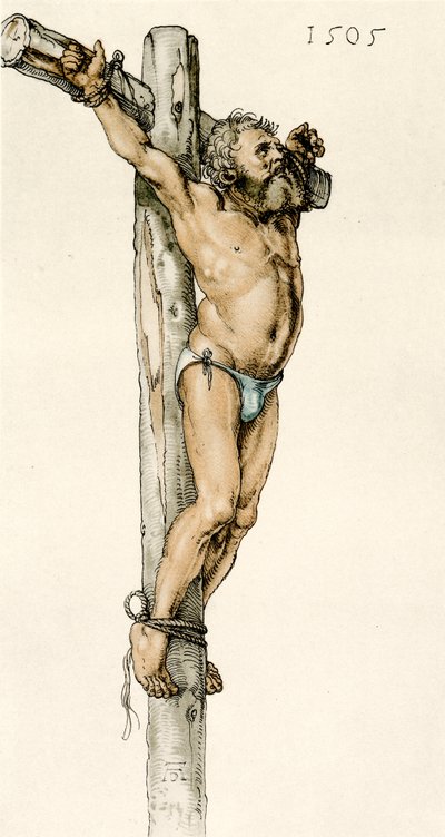 Study on the Right Thief by Albrecht Dürer