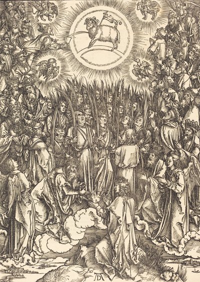The Adoration of the Lamb, 1498 by Albrecht Dürer