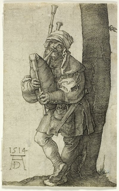 The Bag-Piper by Albrecht Dürer