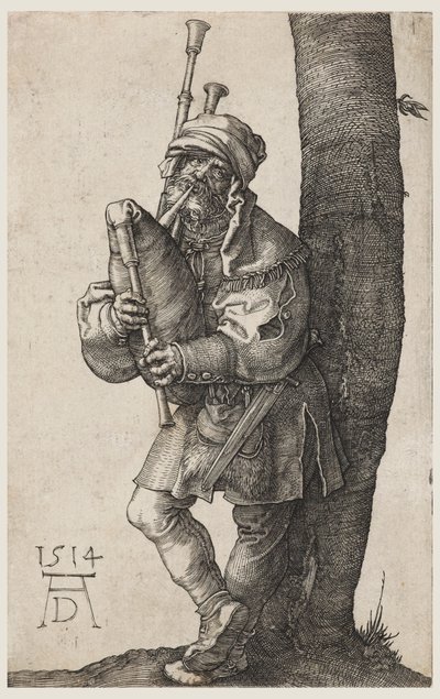 The Bagpiper by Albrecht Dürer