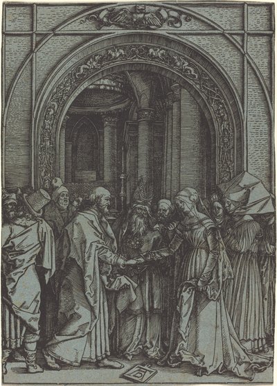 The Betrothal of the Virgin by Albrecht Dürer