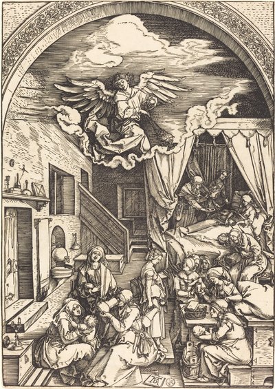 The Birth of the Virgin by Albrecht Dürer