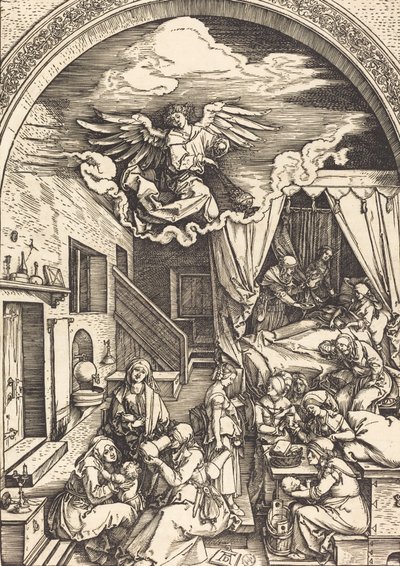 The Birth of the Virgin by Albrecht Dürer