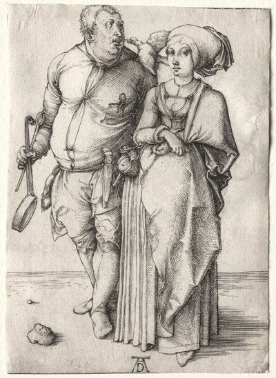 The Cook and His Wife by Albrecht Dürer