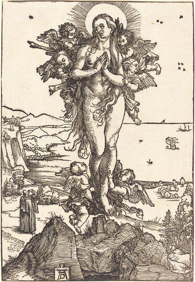 The Elevation of Saint Mary Magdalene by Albrecht Dürer