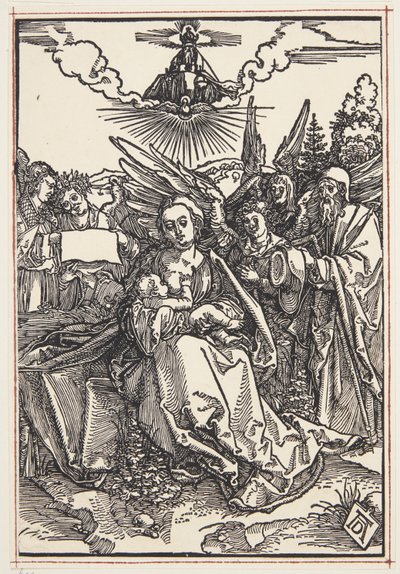 The Holy Family with Five Angels by Albrecht Dürer