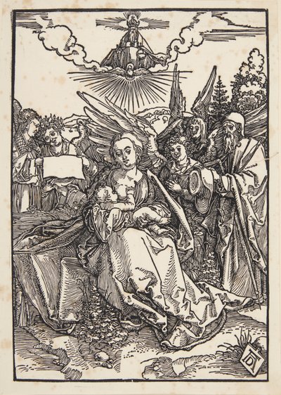 The Holy Family with Five Angels by Albrecht Dürer