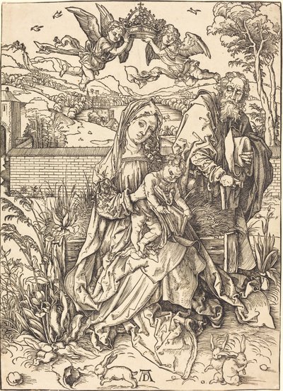 The Holy Family with the Three Hares by Albrecht Dürer
