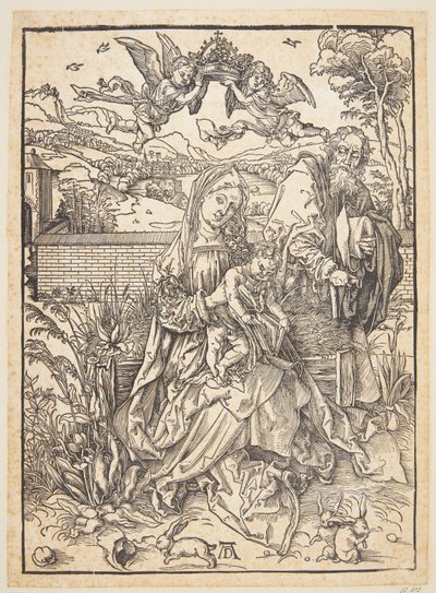 The Holy Family with Three Hares by Albrecht Dürer