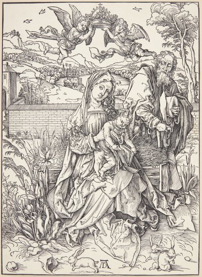 The Holy Family with Three Hares by Albrecht Dürer