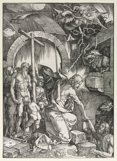 The Large Passion: Christ Descending into Limbo by Albrecht Dürer