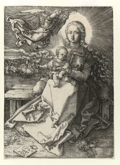 The Madonna Crowned by an Angel, 1520 by Albrecht Dürer