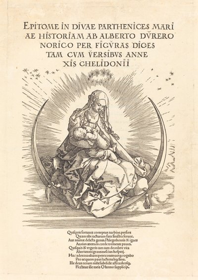 The Madonna on the Crescent by Albrecht Dürer