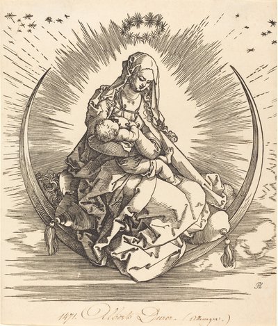 The Madonna on the Crescent by Albrecht Dürer