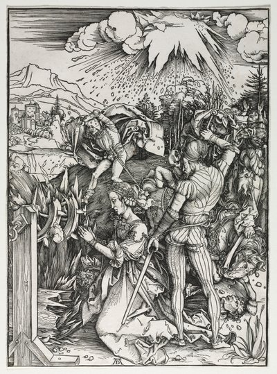 The Martyrdom of Saint Catherine of Alexandria by Albrecht Dürer