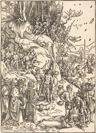 The Martyrdom of the Ten Thousand by Albrecht Dürer