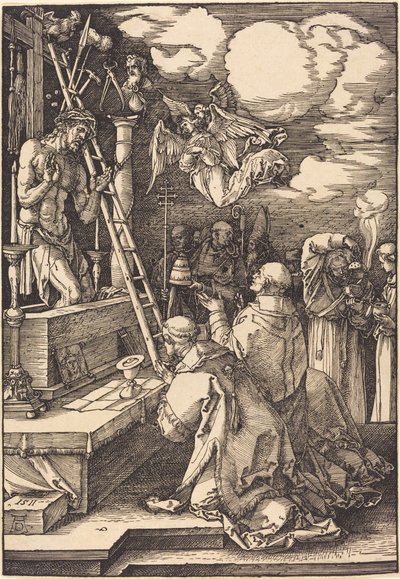 The Mass of Saint Gregory by Albrecht Dürer