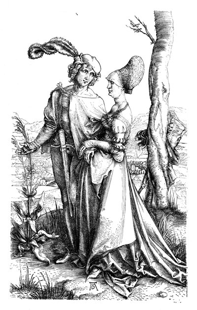 The Promenade by Albrecht Dürer