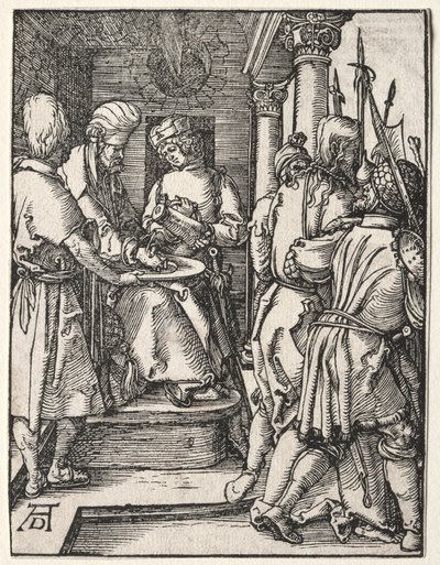 The Small Passion: Pilate Washing His Hands by Albrecht Dürer