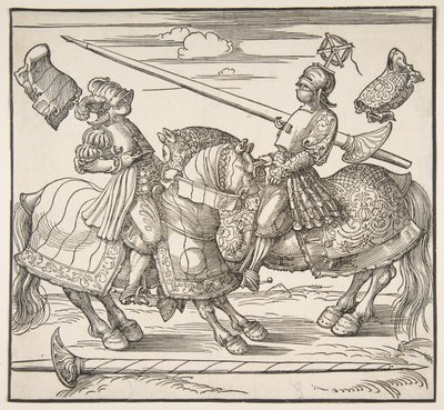 The Tournament on Horseback, ca. 1517-18 by Albrecht Dürer