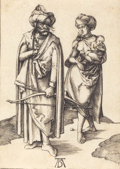 The Turkish Family, c. 1495-1496 by Albrecht Dürer