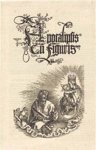 The Virgin Appearing to Saint John by Albrecht Dürer