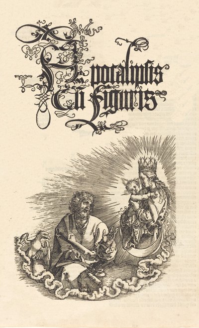 The Virgin Appearing to Saint John by Albrecht Dürer