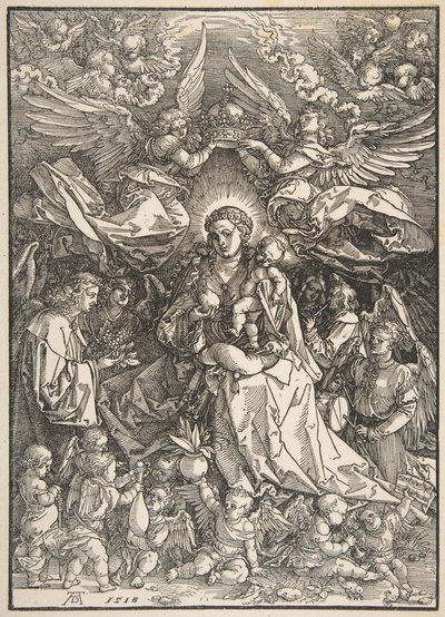 The Virgin Surrounded by Many Angels by Albrecht Dürer