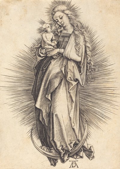 The Virgin on the Crescent by Albrecht Dürer
