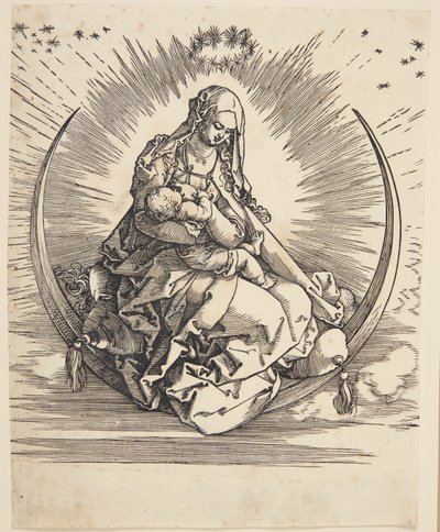 The Virgin on the Crescent by Albrecht Dürer