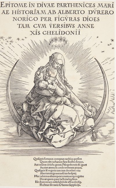 The Virgin on the Crescent by Albrecht Dürer