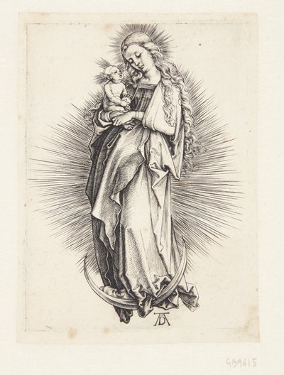 The Virgin on the Crescent by Albrecht Dürer